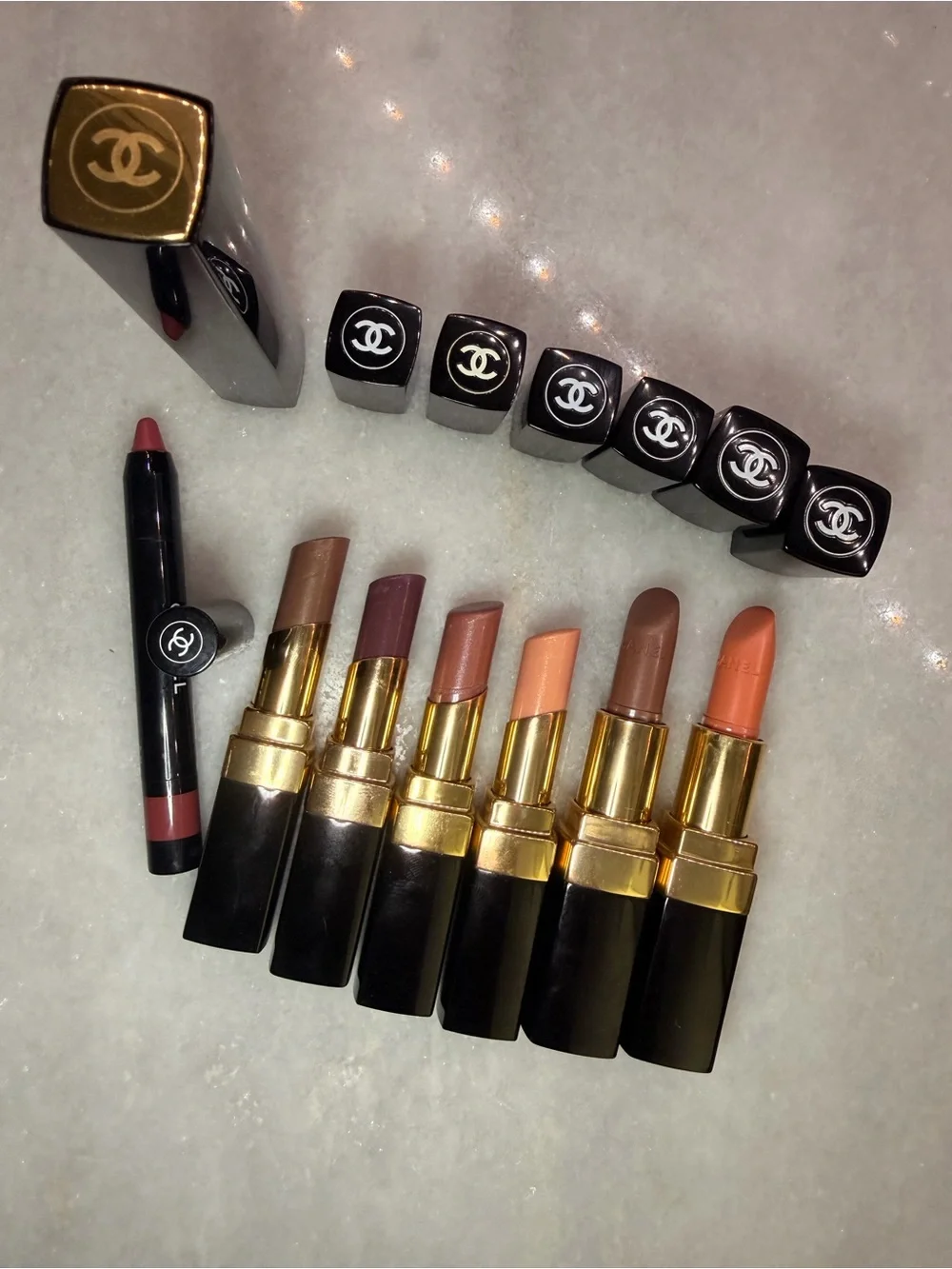 CHANEL Lipstick Collection — Nude, Pink & Mauve Mix